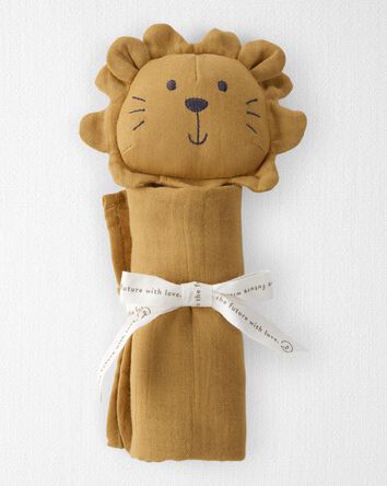 Baby Organic Cotton Lion Lovie, 