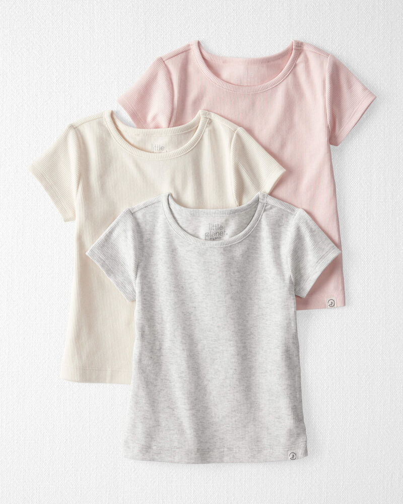 Toddler 3-Pack Organic Cotton Tees, image 1 of 6 slides