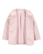 Toddler Cotton Woven Jacket - Pink, image 2 of 4 slides