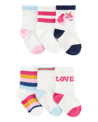 Baby 6-Pack Crew Socks, image 1 of 2 slides