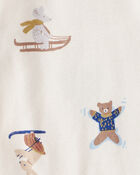 Baby Boy 4-Pack Polar Bear Animal Print Long-Sleeve Multipack Bodysuits , image 4 of 6 slides