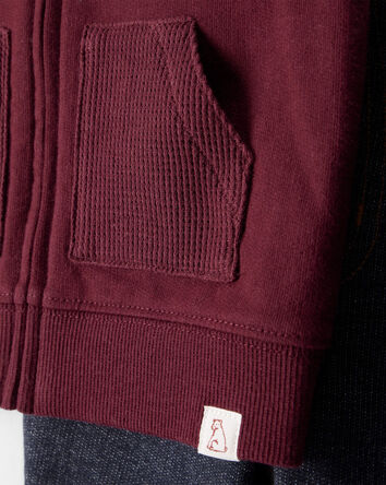 Baby Boy 3-Piece Long-Sleeve Bodysuit, Vest & Denim Pant Set, 