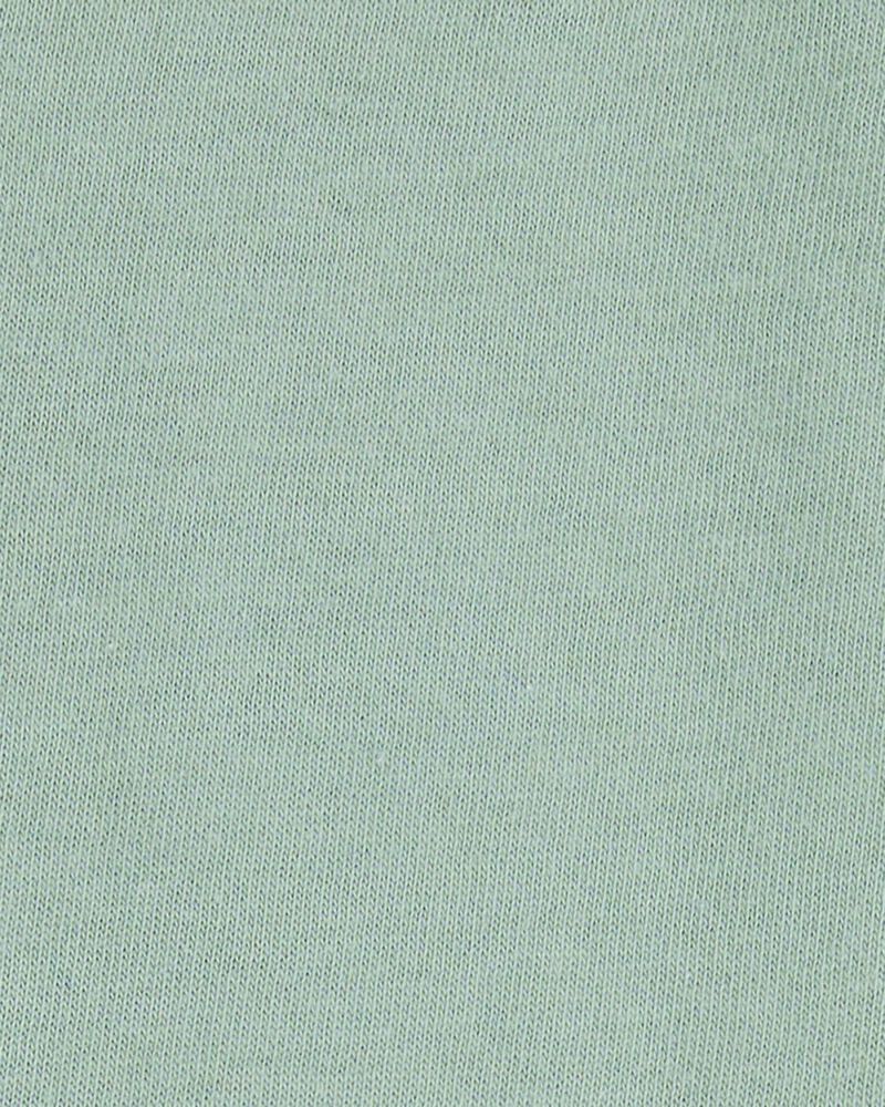 Baby Flutter Sleeves Bodysuit - Green, image 2 of 3 slides