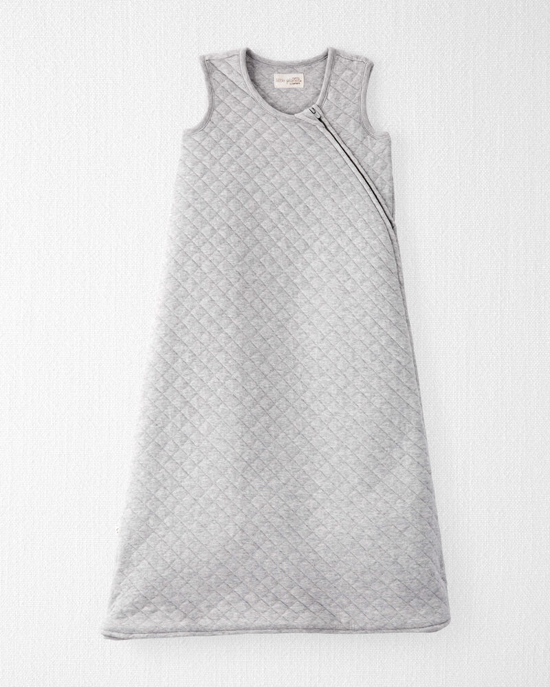 Baby Doubleknit Zip Wearable Blanket Made with Organic Cotton, image 1 of 5 slides