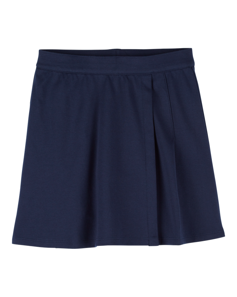 Kid Ponte Knit Uniform Skort, image 1 of 4 slides