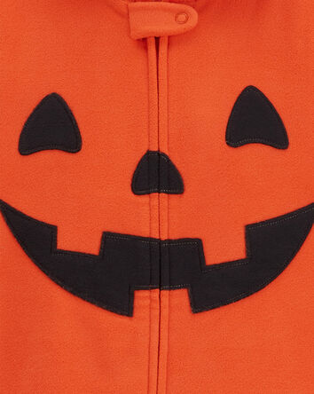 Toddler Halloween Jack-O-Lantern Hooded Jumpsuit, 