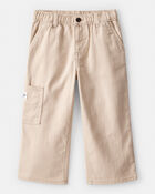 Toddler Boy Pull On Carpenter Pant - Khaki, image 1 of 5 slides
