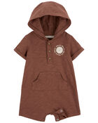 Baby Sun Hooded Romper, image 2 of 4 slides