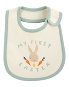 Baby 2-Piece My First Easter Teething Bib & Sleep & Play Pajamas Set
, image 2 of 6 slides