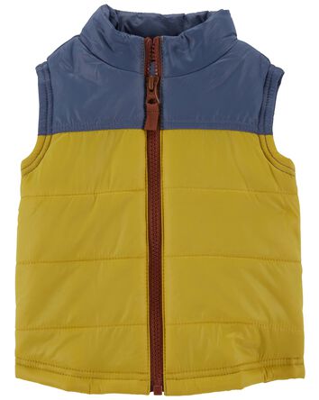 Baby Colorblock Puffer Vest, 