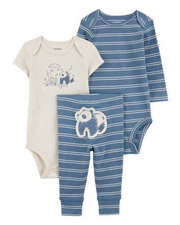 Baby 3-Piece Panda Little Outfit Set, 
