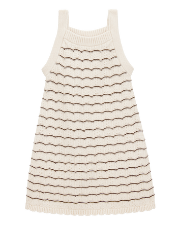 Toddler Striped Crotchet Knit Tank Dress, 