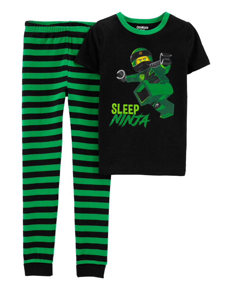 Kid 2-Piece LEGO® 100% Snug Fit Cotton Pajamas, image 1 of 3 slides