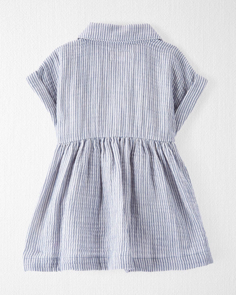 Baby Organic Cotton Gauze Dress, image 2 of 6 slides