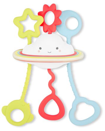 Baby Silver Lining Cloud Pull & Play Baby Sensory Toy, 