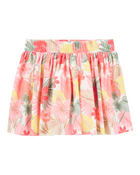 Kid Floral Stretch Skort, image 1 of 4 slides