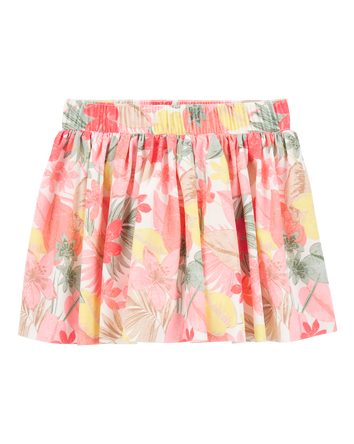 Kid Floral Stretch Skort, 