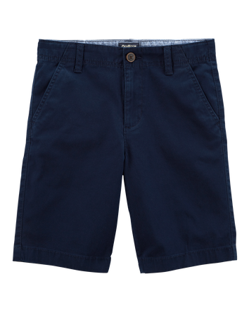 Kid Stretch Chino Uniform Shorts, 