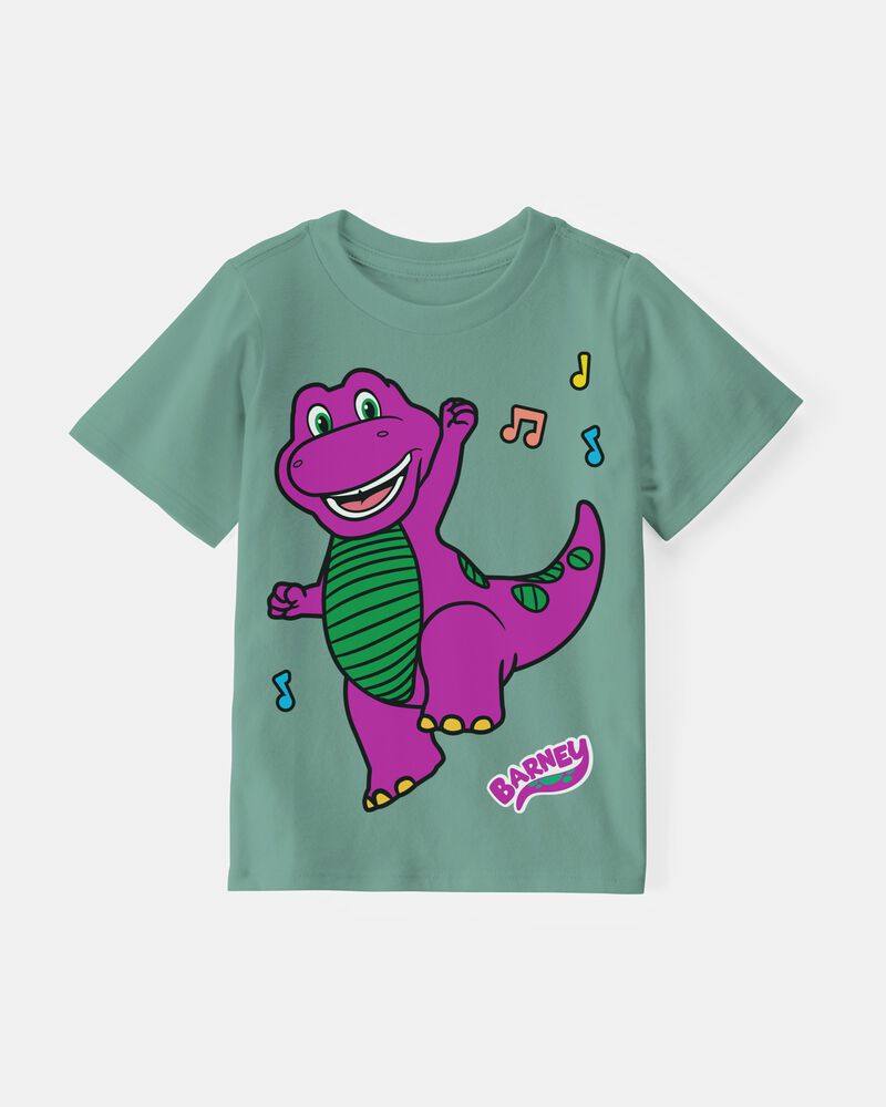 Toddler Barney Short-Sleeve Graphic Tee - Green, image 1 of 2 slides