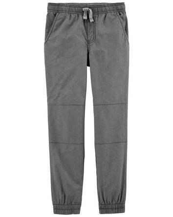 Kid Elastic Waist Poplin Joggers, 