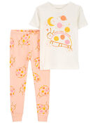 Baby 2-Piece Ladybug 100% Snug Fit Cotton Pajamas, image 1 of 2 slides