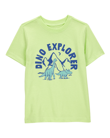 Toddler Boy Dino Explorer Graphic Tee - Green, 