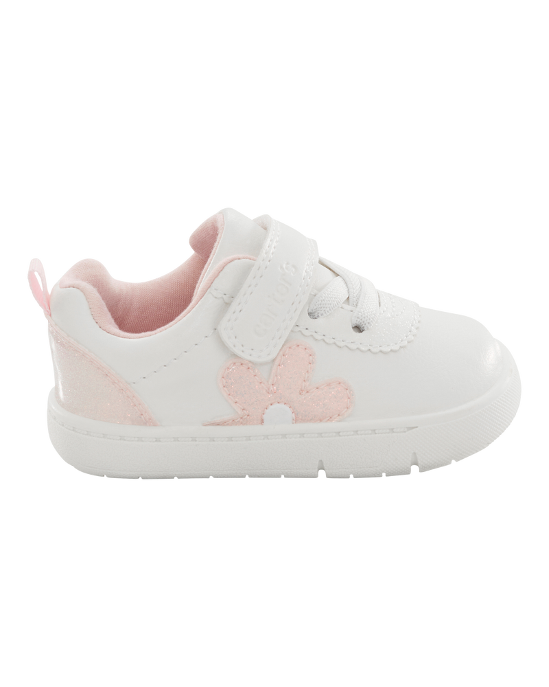  Every Step® First Walker  Flower Casual Sneakers - White, image 2 of 7 slides