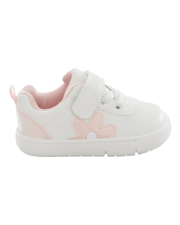  Every Step® First Walker  Flower Casual Sneakers - White, 