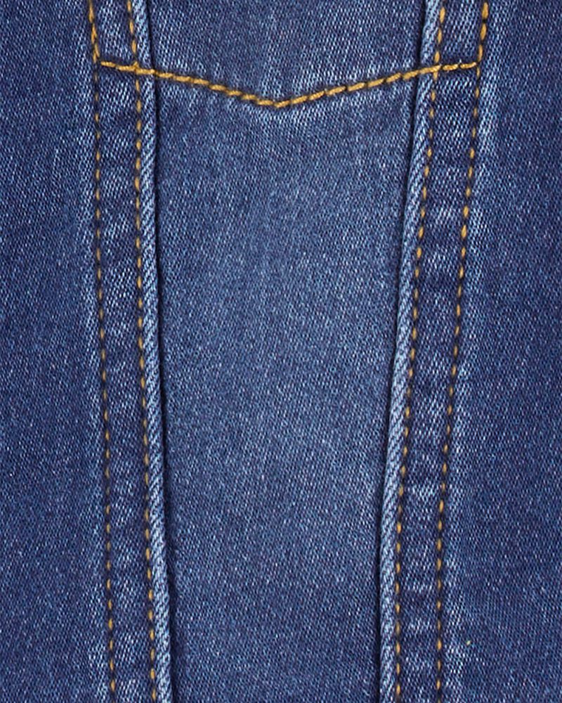 Baby Classic Knit-Like Denim Jacket, image 2 of 4 slides