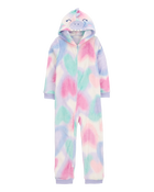 Kid 1-Piece Dinosaur Fleece Costume Pajamas, image 1 of 5 slides