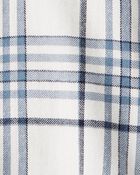 Toddler Organic Cotton Cozy Flannel Button-Front Shirt
, image 3 of 4 slides