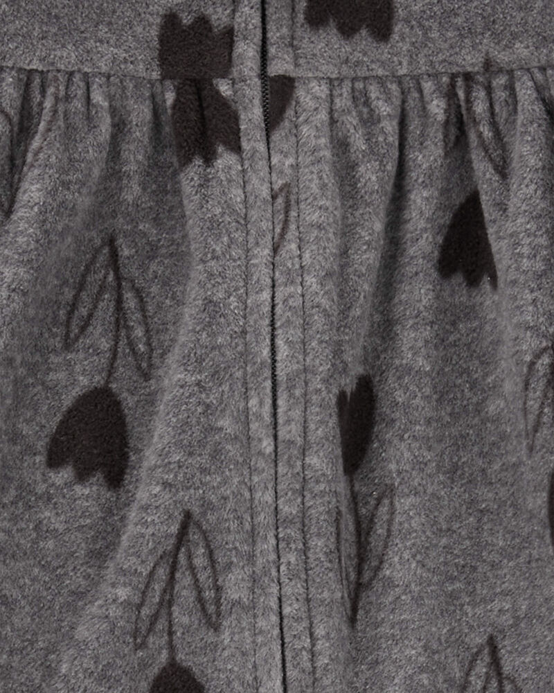 Baby 2-Pack 2-Way Zip Fleece Footie Sleep & Play Pajamas, image 3 of 5 slides