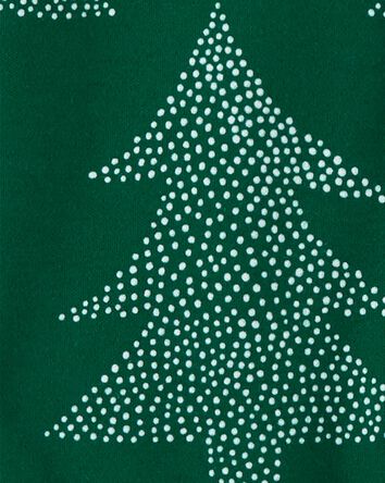 Baby Christmas Tree Snap-Up Cotton Sleep & Play Pajamas, 