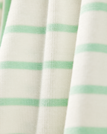 Baby Striped PurelySoft Romper - Green, 