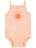 Peach - Baby Daddy Sleeveless Bodysuit