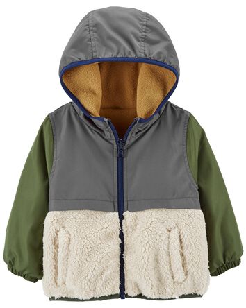 Baby Reversible Colorblock Jacket, 