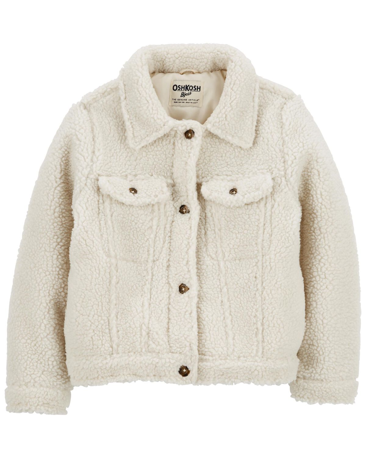 Cream Kid Sherpa Jacket