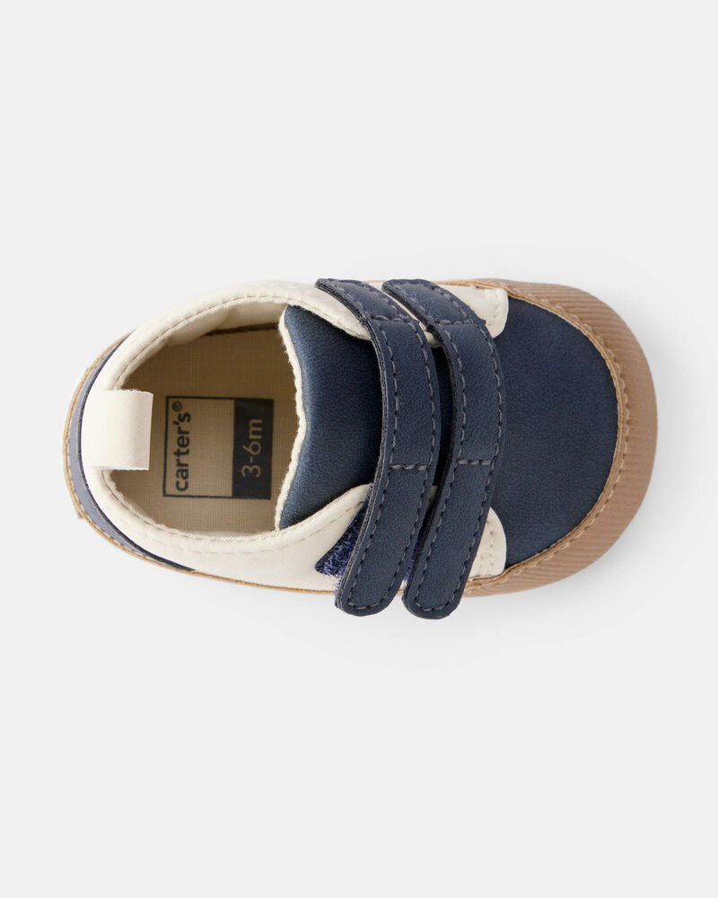 Baby Boy Color Block Casual Sneakers - Navy/White, image 4 of 6 slides