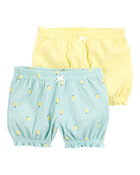 Baby 7-Piece Lemon Short-Sleeve Bodysuits & Shorts Set, image 8 of 10 slides