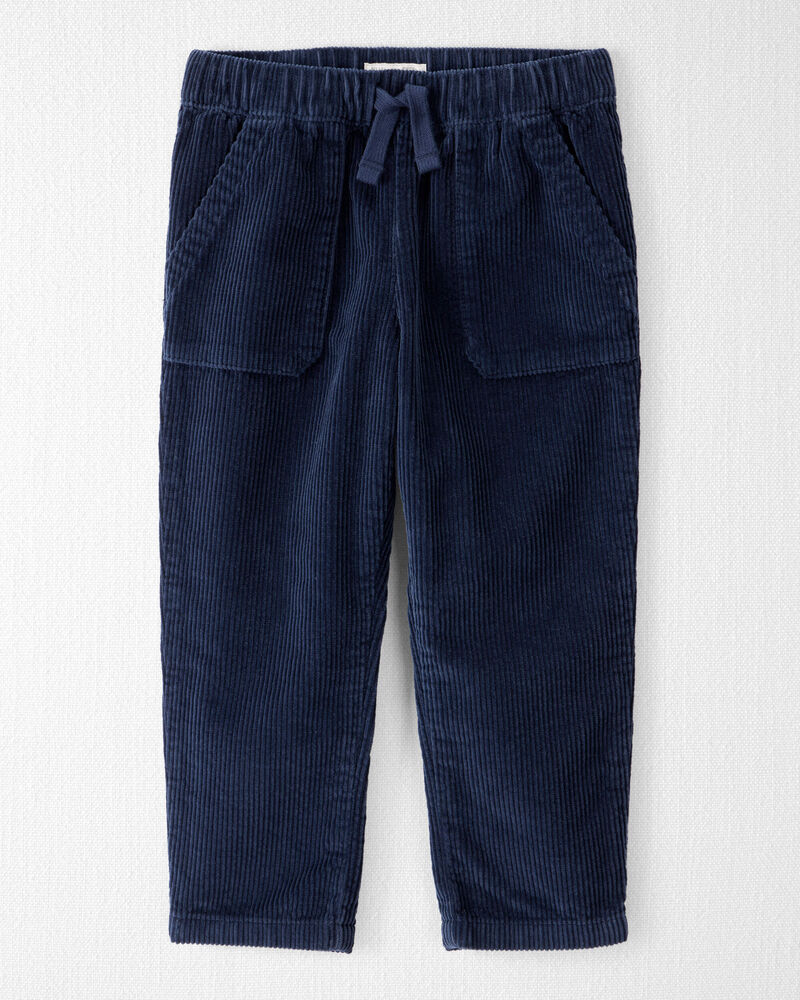 Toddler Organic Cotton Corduroy Drawstring Pants, image 1 of 6 slides
