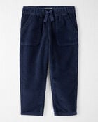 Toddler Organic Cotton Corduroy Drawstring Pants, image 1 of 6 slides
