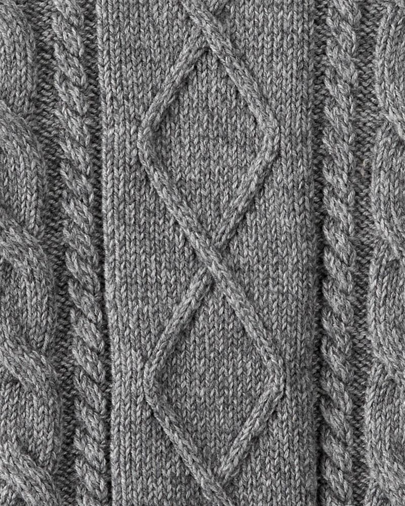 Toddler Organic Cotton Cable Knit Sweater
, image 4 of 5 slides