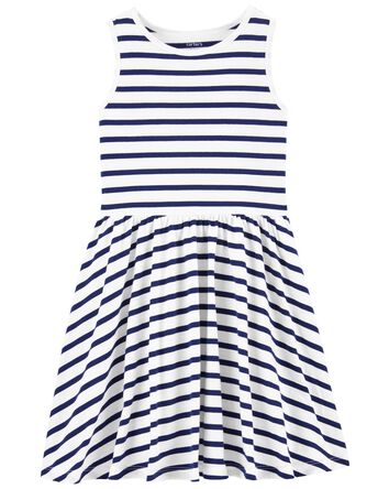 Kid Striped Twirl Dress, 