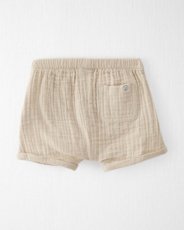 Baby Organic Cotton Gauze Shorts