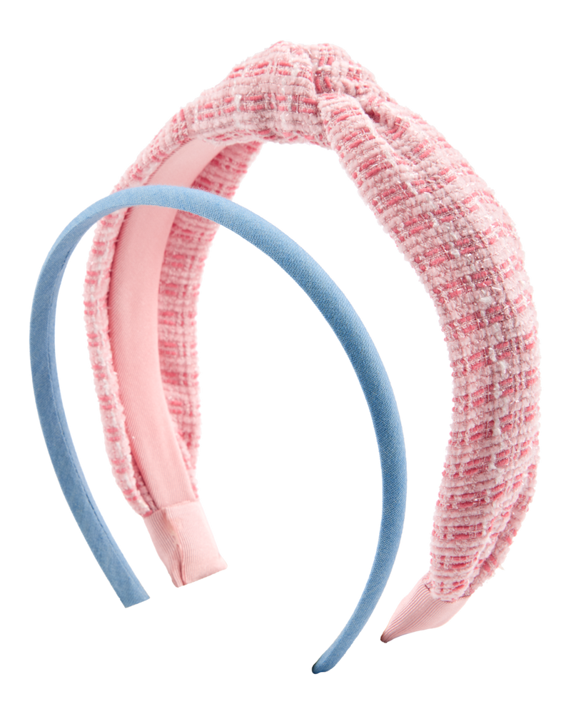 Toddler 2-Pack Headbands - Pink, image 1 of 1 slides