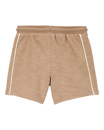 Baby Legend Pull-On Cotton Shorts - Brown, 