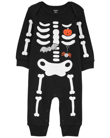 Baby Halloween Skeleton Jumpsuit, 