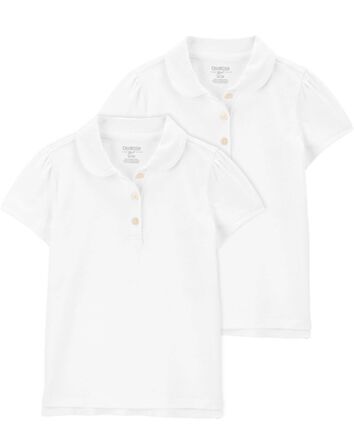 Toddler 2-Pack Jersey Uniform Polos, 