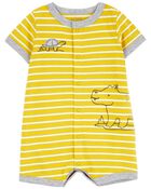 Baby Rhino Snap-Up Romper, image 1 of 3 slides