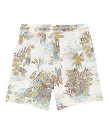 Kid Palm Tree Print Knit Short, 